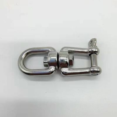Stainless Marine Jaw Type Swivel Crane Hook Safety Load Limit of